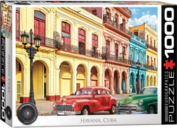 Puzzelwereld legpuzzel eurographics 5516 havana cuba 1000 stukjes d