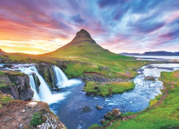 Puzzelwereld legpuzzel eurographics 5642 kirkjufell 1000 stukjes p