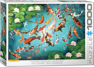 Puzzelwereld legpuzzel eurographics 5696 koi fish 1000 stukjes l