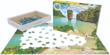 Puzzelwereld legpuzzel eurographics 5788 pacific islands 1000 stukjes d