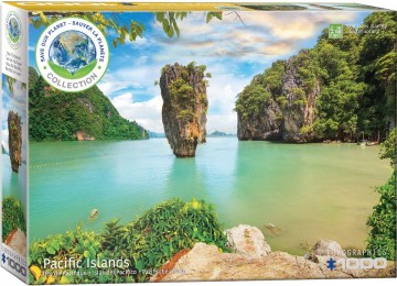 Puzzelwereld legpuzzel eurographics 5788 pacific islands 1000 stukjes l
