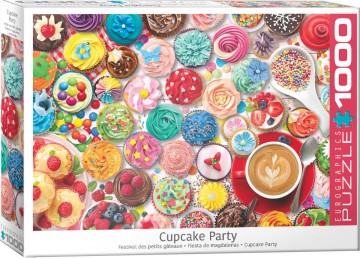 Puzzelwereld legpuzzel eurographics 6000 5604 cupcake feest 1000 stukjes d