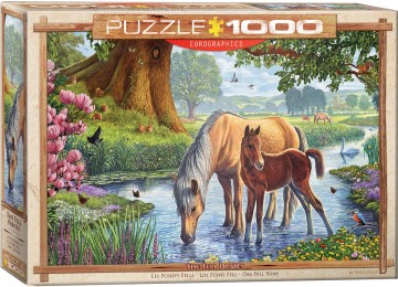 Puzzelwereld legpuzzel eurographics 976 steve crisp   the fell ponies 1000 stukjes d