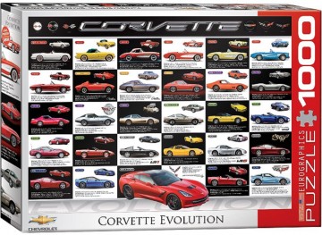 Puzzelwereld legpuzzel eurographics 0683 Corvette Evolution 1000 stukjes L