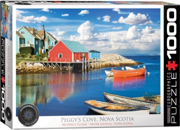 Puzzelwereld legpuzzel eurographic 5438 Peggy's Cove Nova Scotia 1000 stukjes L