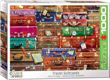 Puzzelwereld legpuzzel eurographics 5468 reiskoffers 1000 stukjes L