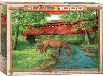 Puzzelwereld legpuzzel eurographics 0834 Sweet Water Bridge 1000 stukjes L