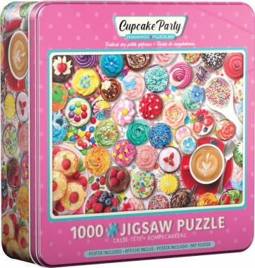 Puzzelwereld legpuzzel eurograpics 5604m cupcake feest 1000 stukjes d