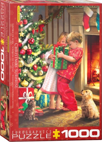 Puzzelwereld legpuzzel eurograpics 5640 christmas surprise 1000 stukjes d