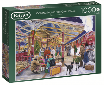 Puzzelwereld legpuzzel falcon de luxe 11266 coming home for christmas 1000 stukjes L