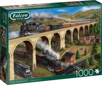 Puzzelwereld legpuzzel falcon de luxe 11281 the viaduct 1000 stukjes L