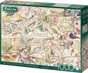 Puzzelwereld legpuzzel falcon de luxe 11307 the country diary 4 seasons 1000 stukjes R