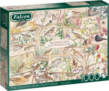 Puzzelwereld legpuzzel falcon de luxe 11307 the country diary 4 seasons 1000 stukjes L