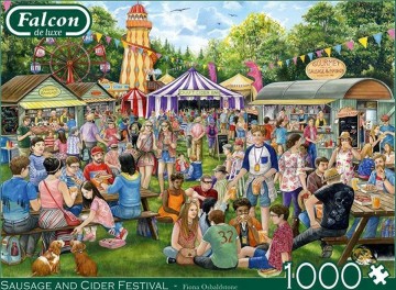 Puzzelwereld legpuzzel falcon 11337 sausage and cider festival 1000 stukjes F