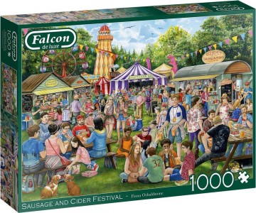 Puzzelwereld legpuzzel falcon 11337 sausage and cider festival 1000 stukjes L