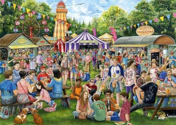 Puzzelwereld legpuzzel falcon 11337 sausage and cider festival 1000 stukjes P