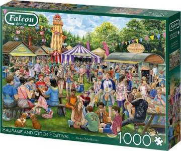 Puzzelwereld legpuzzel falcon 11337 sausage and cider festival 1000 stukjes R