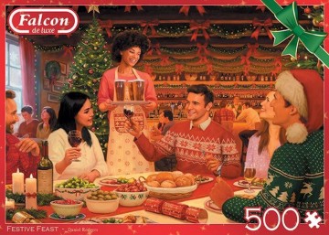 Puzzelwereld legpuzzel falcon de luxe 11345 festive feast  500 stukjes f