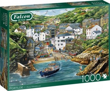Puzzelwereld legpuzzel falcon de luxe 11349 portloe  1000 stukjes l