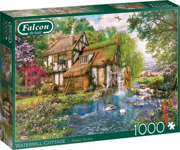 Puzzelwereld legpuzzel falcon de luxe 11373 watermill cottage  1000 stukjes l