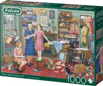 Puzzelwereld legpuzzel falcon de luxe 11378 the dressmaker  1000 stukjes r