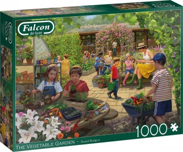 Puzzelwereld legpuzzel falcon de luxe 11380 the vegetable garden  1000 stukjes l