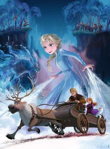 Puzzelwereld legpuzzel frozen 2 het mysterieuze bos ravensburger 128655 200 stukjes p