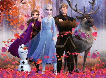 Puzzelwereld legpuzzel frozen 2 magie van het bos ravensburger 128679 100 stukjes p