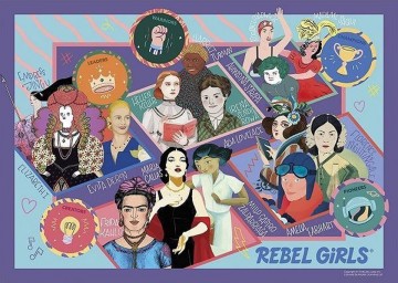 Puzzelwereld legpuzzel gibsons 2221 rebel girls 100 stukjes P