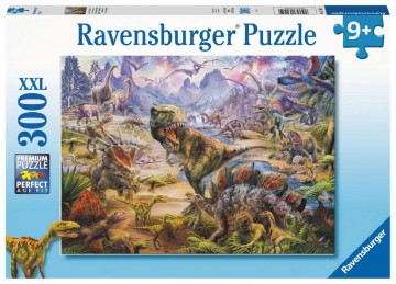 Puzzelwereld legpuzzel gigantische dinosauriers ravensburger 132959 300 stukjes d