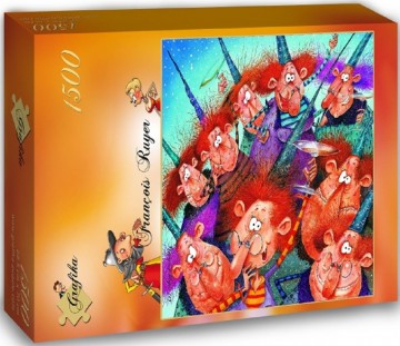 Puzzelwereld legpuzzel grafika 2157 heksen toost 1500 stukjes L