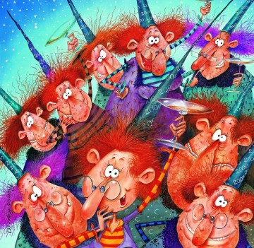 Puzzelwereld legpuzzel grafika 2157 heksen toost 1500 stukjes P