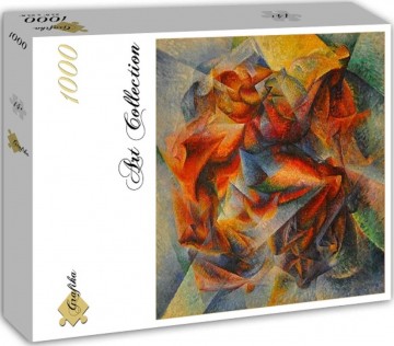 Puzzelwereld legpuzzel grafika 2219 de dynamiek van een voetballer 1913 1000 stukjes d