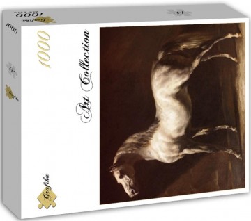 Puzzelwereld legpuzzel grafika 2241 het grijs witte arabieren paard 1000 stukjes d