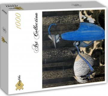 Puzzelwereld legpuzzel grafika 2251 prins en tomten rijden door het woud 1000 stukjes d