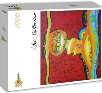 Puzzelwereld legpuzzel grafika 2259 kleurrijke verzachting 1000 stukjes d