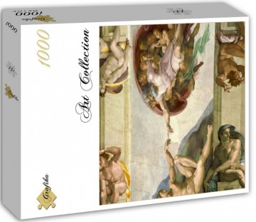 Puzzelwereld legpuzzel grafika 2271 de schepping van adam 1508 1512 1000 stukjes d   kopie