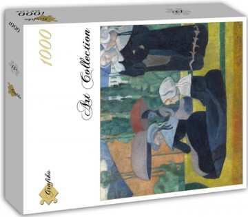 Puzzelwereld legpuzzel grafika 2312 les bretonnes aux ombrelles 1000 stukjes d