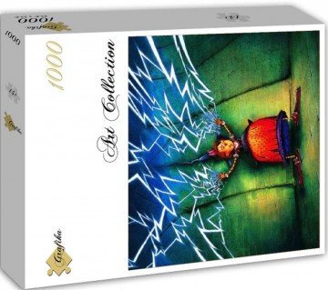 Puzzelwereld legpuzzel grafika 2345 heks   bliksem 1000 stukjes d