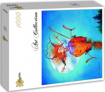 Puzzelwereld legpuzzel grafika 2353 heks   bezemsteel 1000 stukjes d   kopie