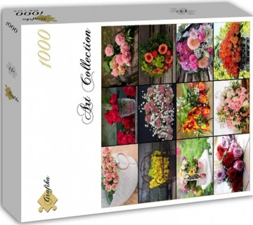 Puzzelwereld legpuzzel grafika 2374 collage   bloemen 1000 stukjes d   kopie