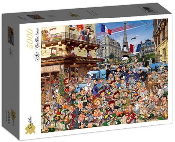 Puzzelwereld legpuzzel grafika 2989 les trente glorieuses 3000 stukjes d