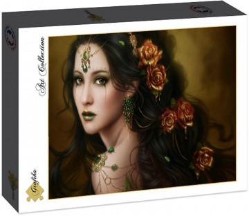 Puzzelwereld legpuzzel grafika 30009 golden rose 1000 stukjes d