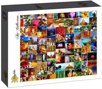 Puzzelwereld legpuzzel grafika 30055 collage   zen 1500 stukjes d