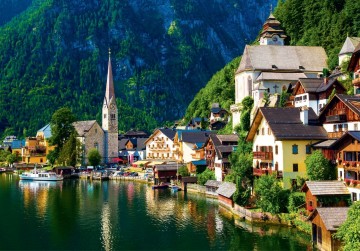 Puzzelwereld legpuzzel grafika 30094 hallstatt austria 1000 stukjes p