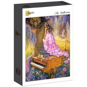 Puzzelwereld legpuzzel grafika 30239 melody in pink 2000 stukjes l