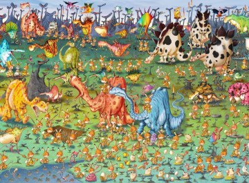 Puzzelwereld legpuzzel grafika 30607 dinosaurier 2000 stukjes p