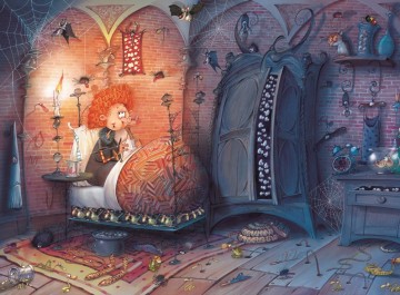 Puzzelwereld legpuzzel grafika 30617 heks in bed 2000 stukjes p