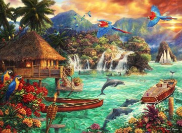 Puzzelwereld legpuzzel grafika 30756 island life 2000 stukjes p