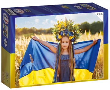 Puzzelwereld legpuzzel grafika 32325 een wereld voor vrede   oekraine 1000 stukjes d